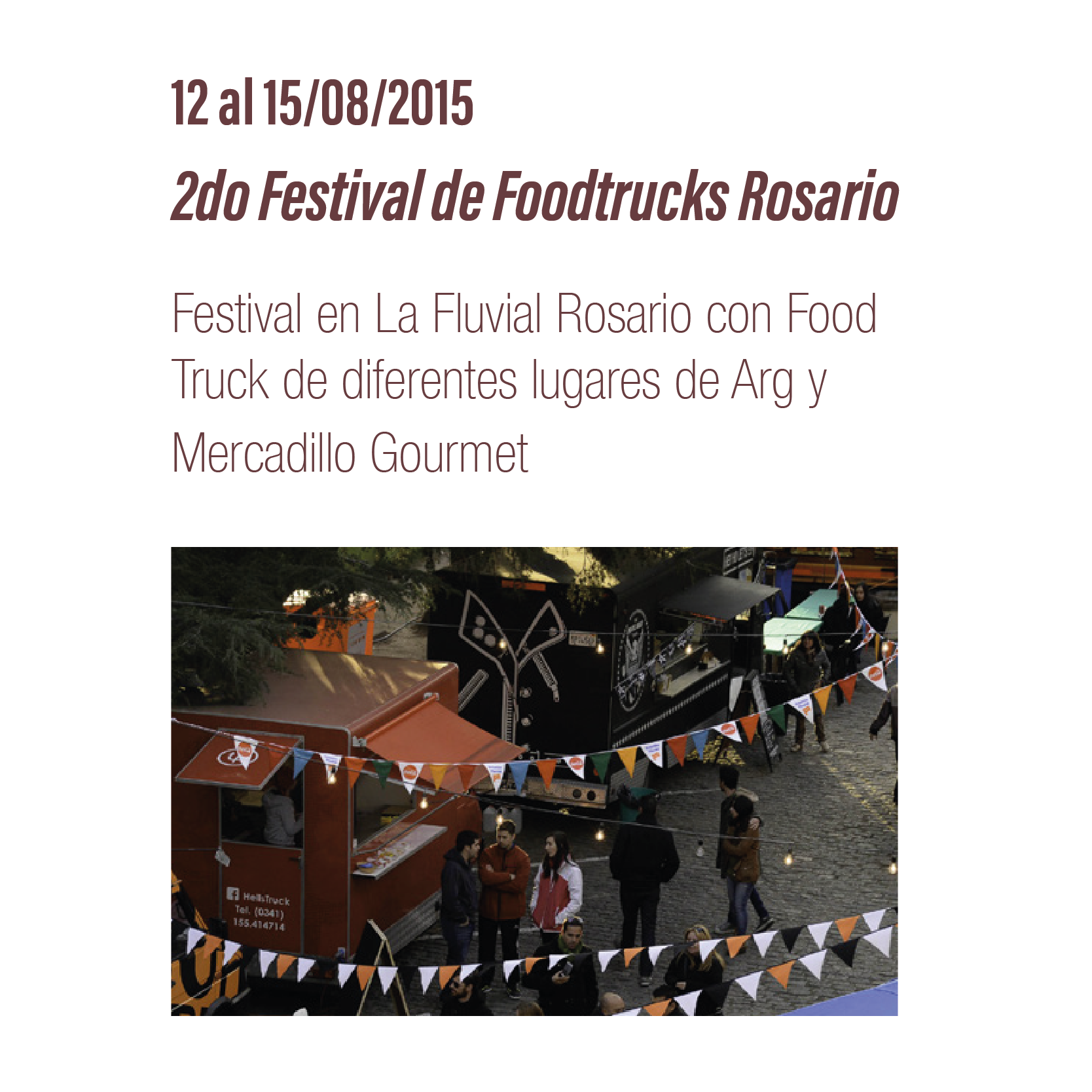 2do Festival Foodtrucks Rosario